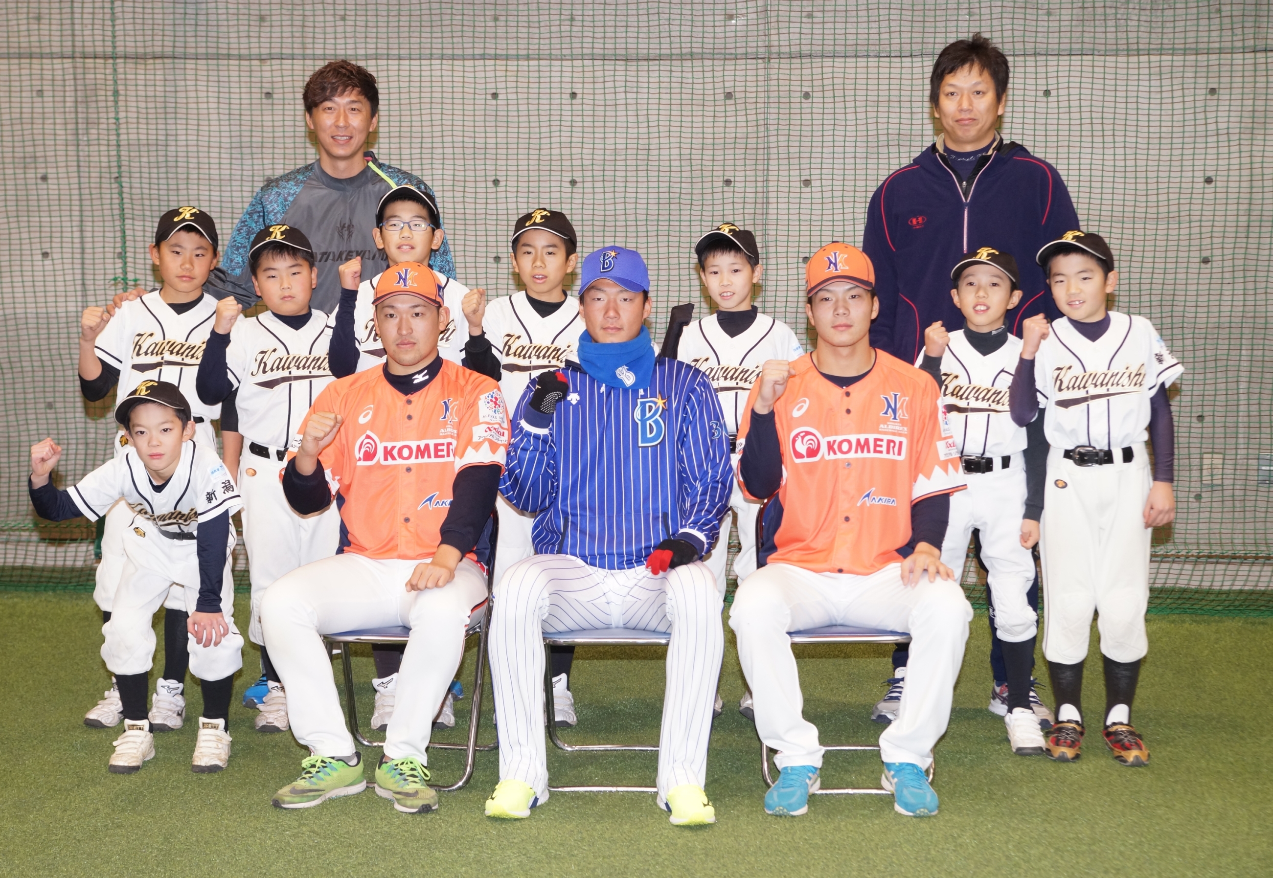 イベント 新潟県出身プロ野球選手とｏｂによる野球教室を開催 新潟アルビレックスｂｃ選手も初参加 新潟野球ドットコム